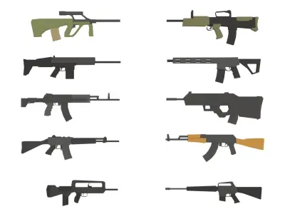 Extreme LowPoly Packs Free low-poly 3D model