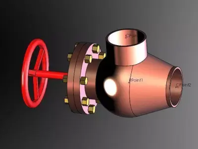Angle Valve 3D model