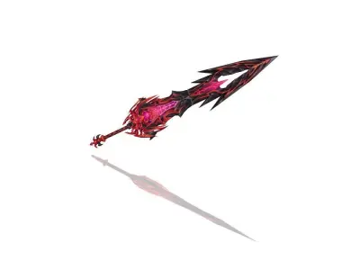 Pure Evil Greatsword Low-poly 3D model