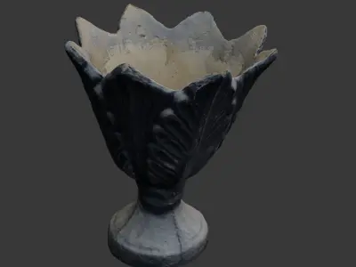 Antique Decorative Vase 3D Scan Low-poly 3D model