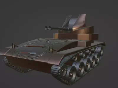 M19A1 Tank Free 3D model