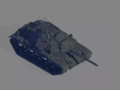 M60A2 TTS 3D model