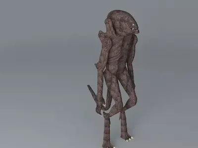 Pumpkin head monster Free 3D model