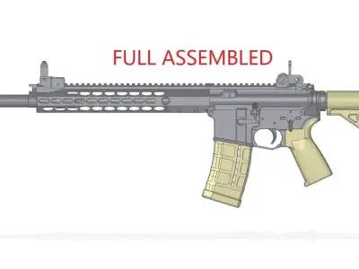 Barrett REC7 3D model
