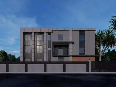 3D MODEL OF A COMMERCIAL BUILDING  3D model