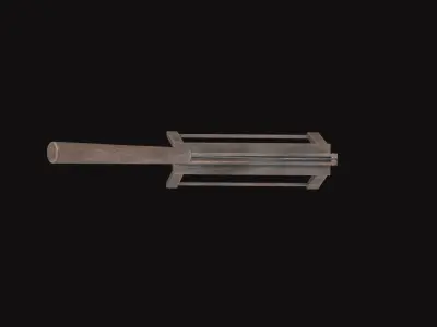 Chaff Cutter Low-poly 3D model