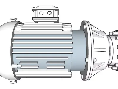 Pump Motor 3D print model purchase