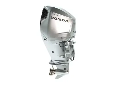 Honda BF350 V8 Outboard Engine 3D model