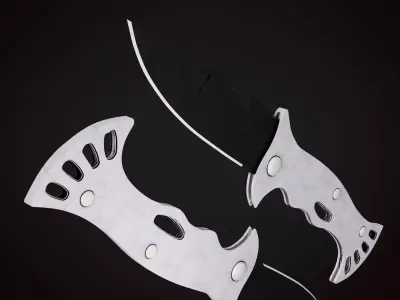 Knife 3 A Low-poly 3D model