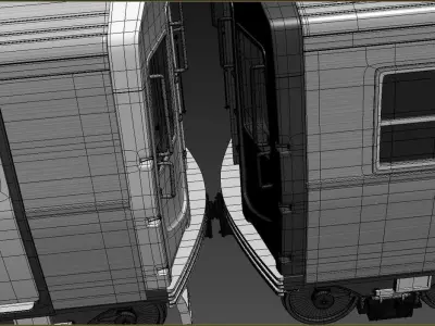 NYC Subway R160 3D model