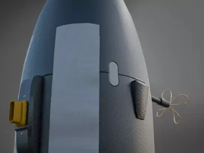 P1-Sun Ukrainian Interceptor Drone Low-poly 3D model