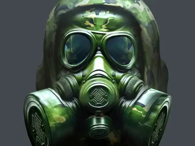 Helmet 3d model military combat Military Low-poly  Low-poly 3D model buy