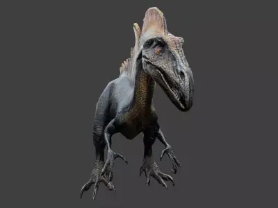 Dinosaurs Pack 1 Low-poly 3D model
