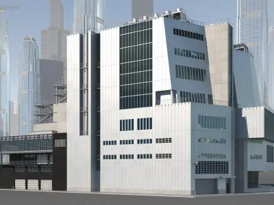 Whitney Museum of American Art 3D model