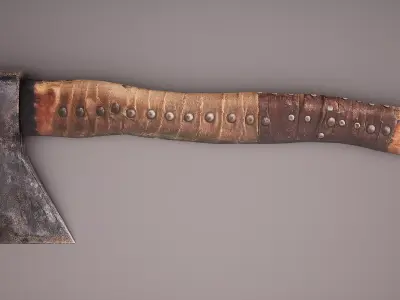 Low-poly Axe Low-poly 3D model