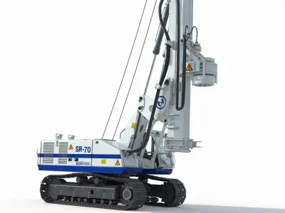 Soilmec SR 70 Drilling Rig 3D model