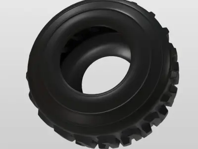 Construction Vehicle Tires 3D model