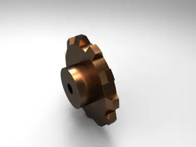 Machinery Gears Free 3D model
