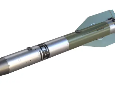  Blue Arrow 11  Air-to-Surface-Missile 3D model