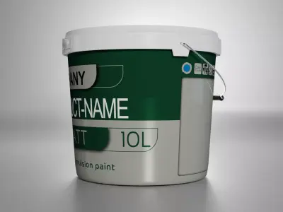 Bucket paint High quality 3D model