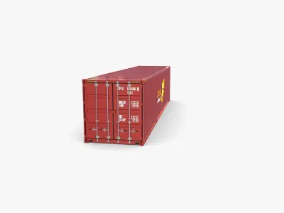 40ft Shipping Container Caru v2 3D model