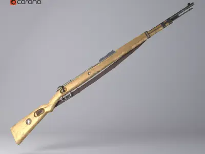Sniper Refile kar98 3D model