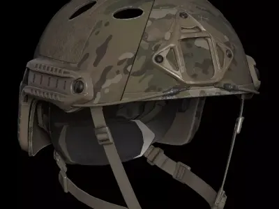 Ops-Core XP and Carbon Bump Low-poly 3D model