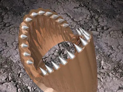 shark ring 3D print model