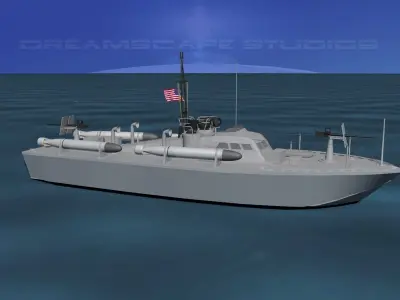 Patrol Torpedo Boat  3D model