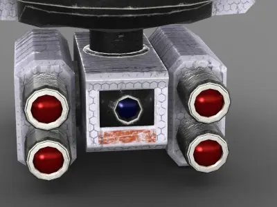 Sci Fi Laser Drone 3D model