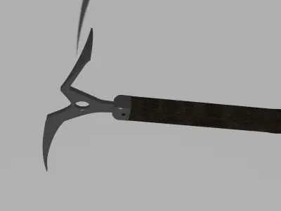 Pick-axe shovel Free 3D model