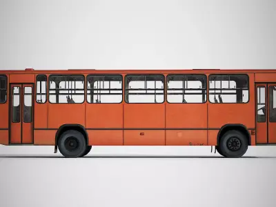 Urban Bus  Low-poly 3D model