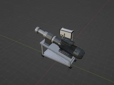 Color Extruder Machine 3D model