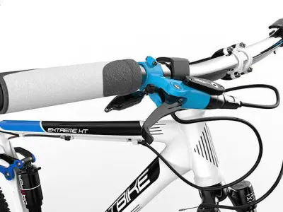 Dosch 3D - Mountain Bike Detail 3D model