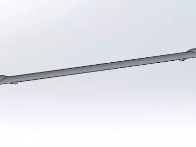 Snake Bo Staff 3D model