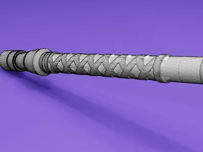 High-poly hammer in fortnite 3D model