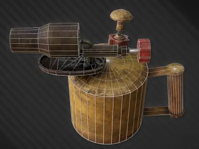 Blowlamp - Game ready asset Low-poly 3D model