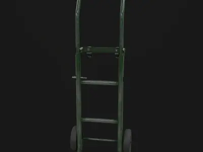 Hand Truck Free low-poly 3D model