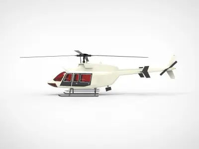 Bell 407 3D model buy