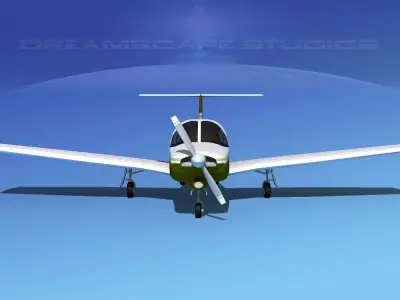 Piper Turbo Arrow III 3D model purchase
