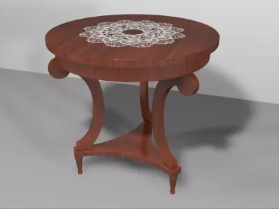 1940s Table 3D model