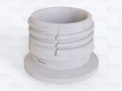 Neck finish - BPF - C - voluntary standard 28 mm CSD finish 3D model