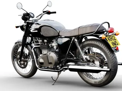 Triumph Bonneville 3D model