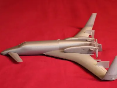 Beechcraft Starship 3D print model