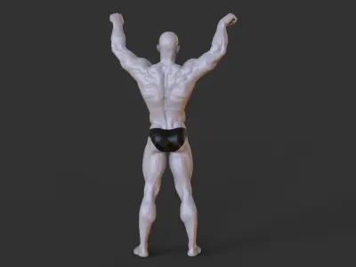Bodybuilder Pose 3D print model get