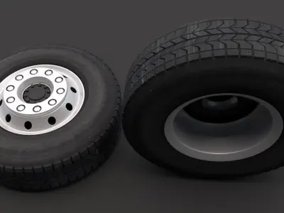 Off-Road Wheel 01 3D model