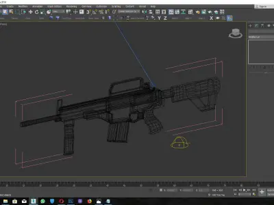 MPT-76 Turkish Weapon Piyade Tufegi  Low-poly 3D model