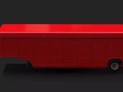 Beverage Trailer 3D model