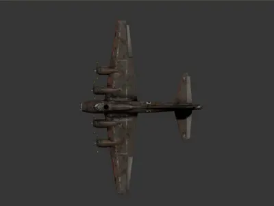 3D model of an old Low-poly 3D model