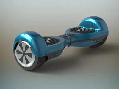Gyro scooter 3D model